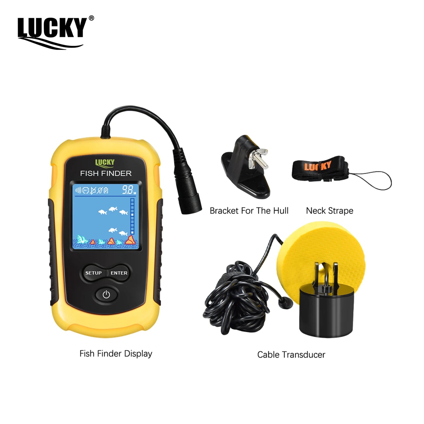 Alarm 100M Portable Sonar Fish Finders