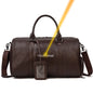 Genuine Leather Travel Bag For Men Women