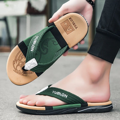 2025 Summer Flip Flops Men Beach Sandals
