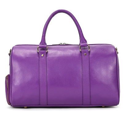 Genuine Leather Travel Bag For Men Women