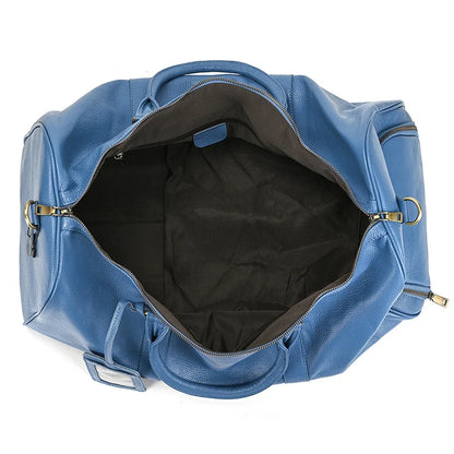 Genuine Leather Travel Bag For Men Women