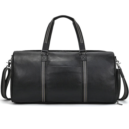 Genuine Leather Travel Bag For Men Women