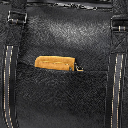 Genuine Leather Travel Bag For Men Women