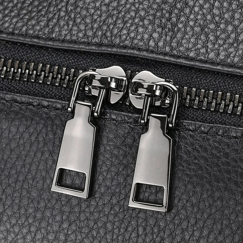 Genuine Leather Travel Bag For Men Women