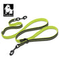 7 in 1 Multi-Function Adjustable Dog Lead Hand Free Pet Training Leash Reflective Multi-Purpose Dog Leash Walk 2 Dogs