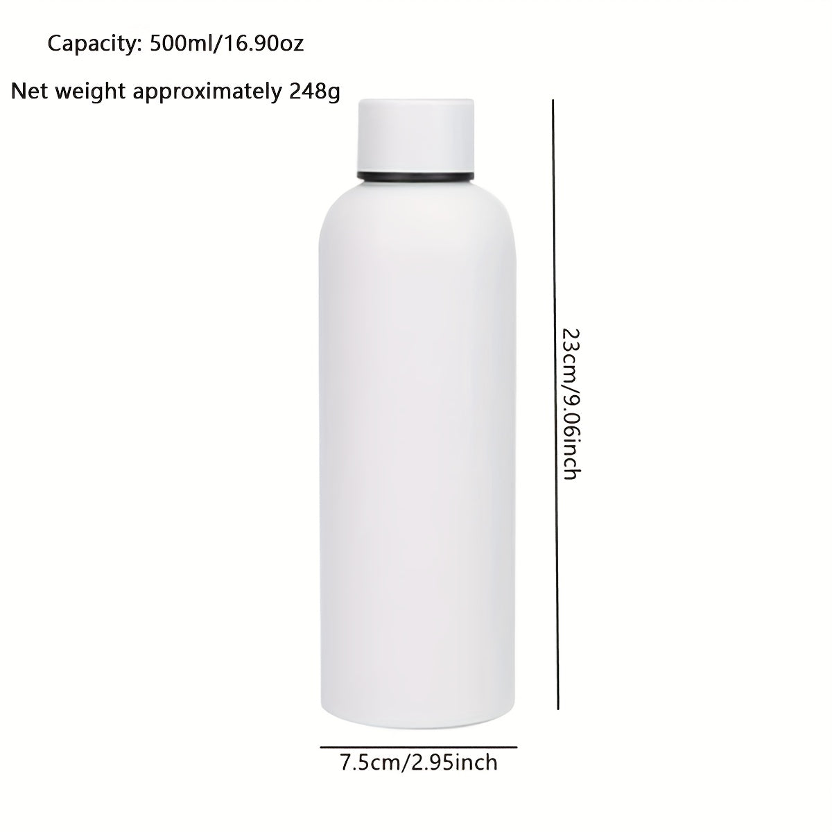 Stainless Steel Vacuum Insulated Water Bottle, Soda Bottle for Outdoor Use