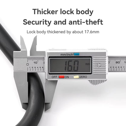 Bike U Lock Portable Mountain Road Bike Padlock Anti-Theft Safety Bike Lock Dustproof with 2 Keys Bicycle Accessories