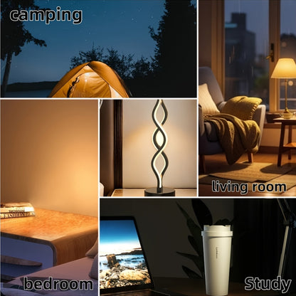 Modern Spiral LED Table Lamps