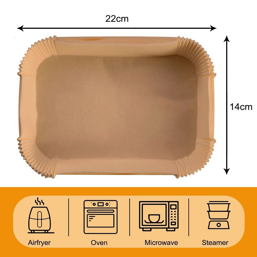 Disposable Air Fryer Paper Liners, Air Fryer Non-Stick Accessories UK