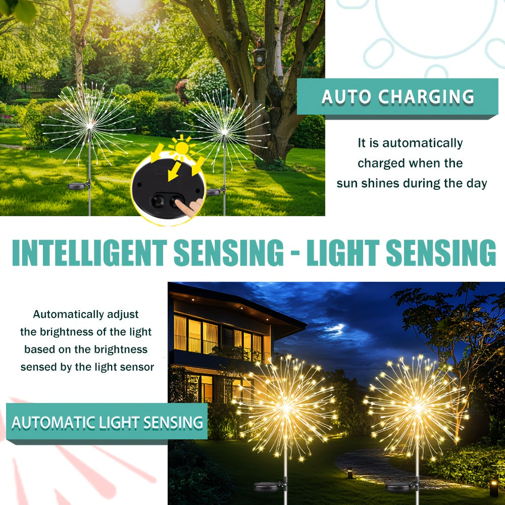Solar LED Smart Outdoor Lighting for Patios, Gardens, Pathways & Villas