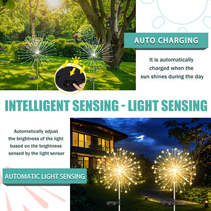 Solar LED Smart Outdoor Lighting for Patios, Gardens, Pathways & Villas