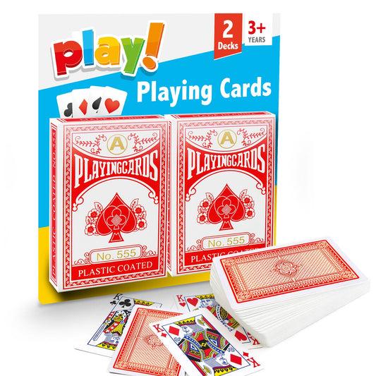 Play Standard Playing Cards – Plastic Coated Traditional Card Deck