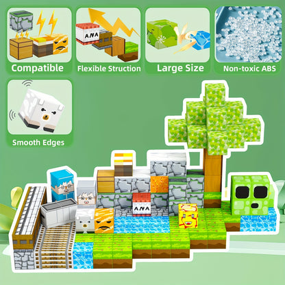 Magnetic Building Blocks Set for Youngsters