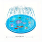 Snowmen Inflatable Splash Pad For Kids, PVC Water Play Mat