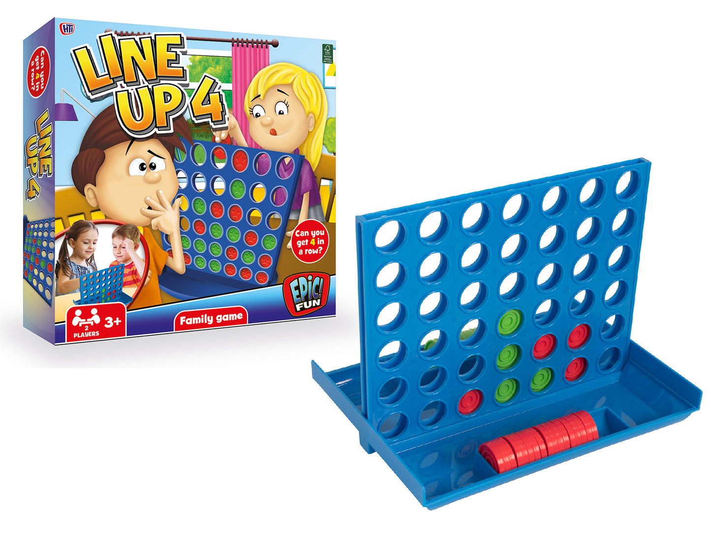 Line Up 4 Educational Board Game