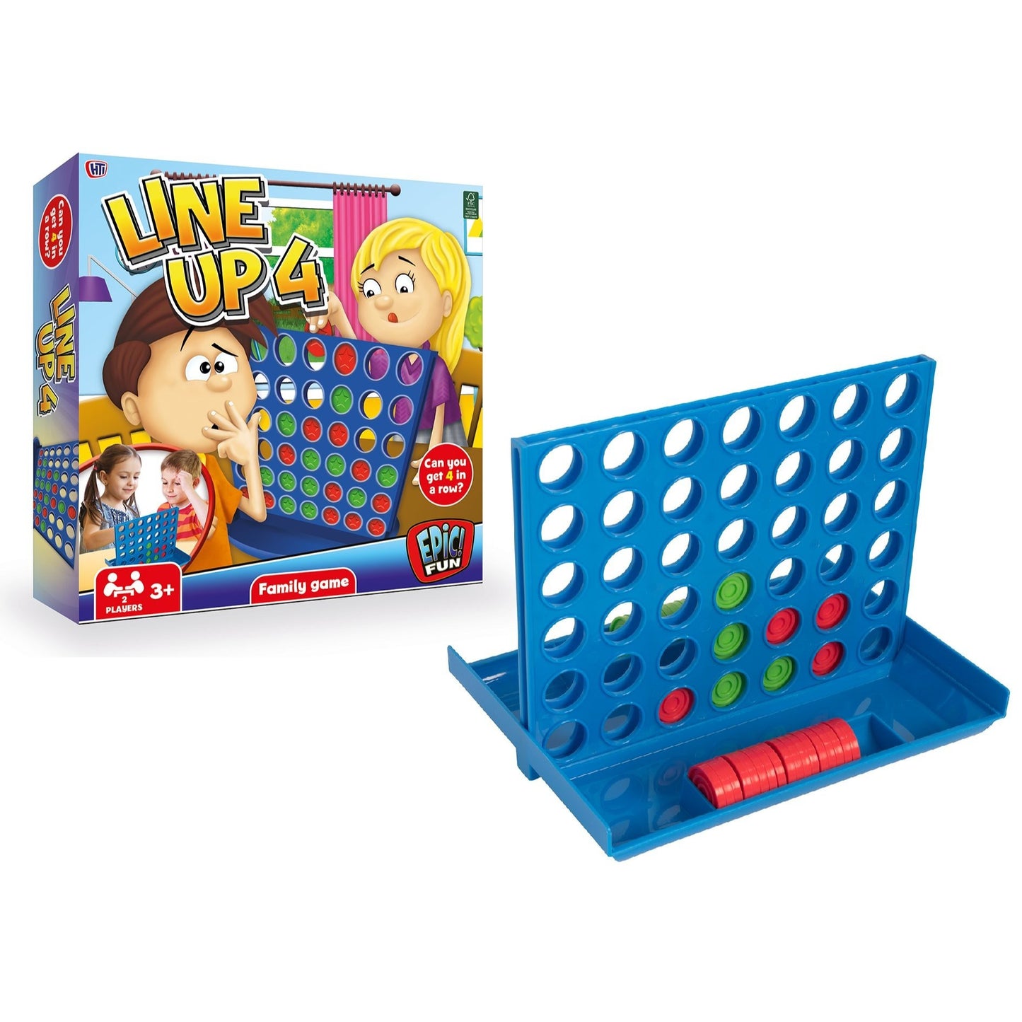 Line Up 4 Educational Board Game