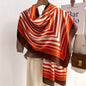 Color Matching Fashion Scarf Scarf Thin Warm Scarf Talma
